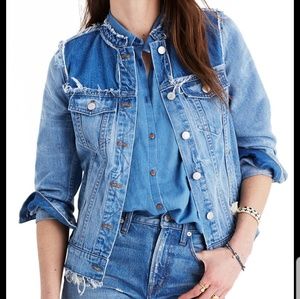 Madewell  distressed  denim jacket